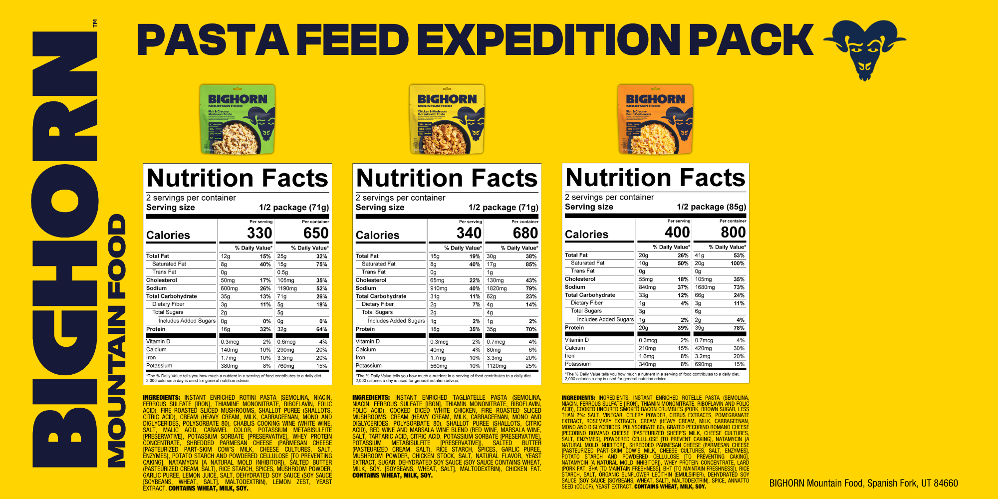 Pasta Feed Expedition Pack
