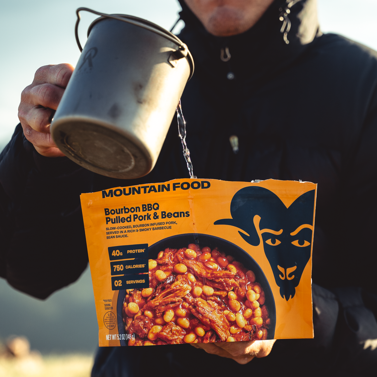 Bourbon BBQ Pulled Pork & Beans